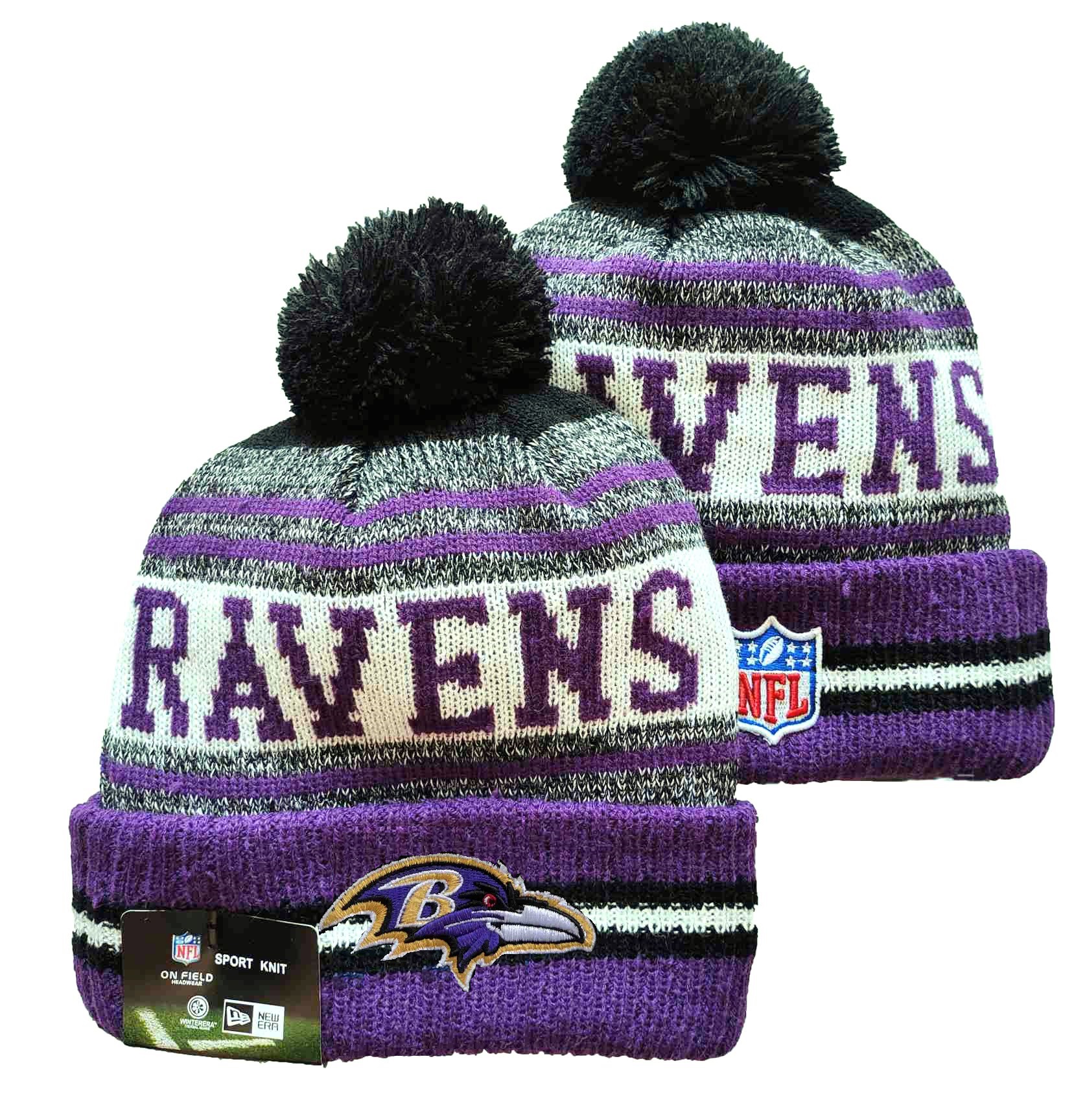 Baltimore Ravens 2025 Knit Hats 010